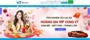 Giao diện của V7 sử dụng tông màu sáng tạo cảm giác thoải mái và vui tươi cho cược thủ